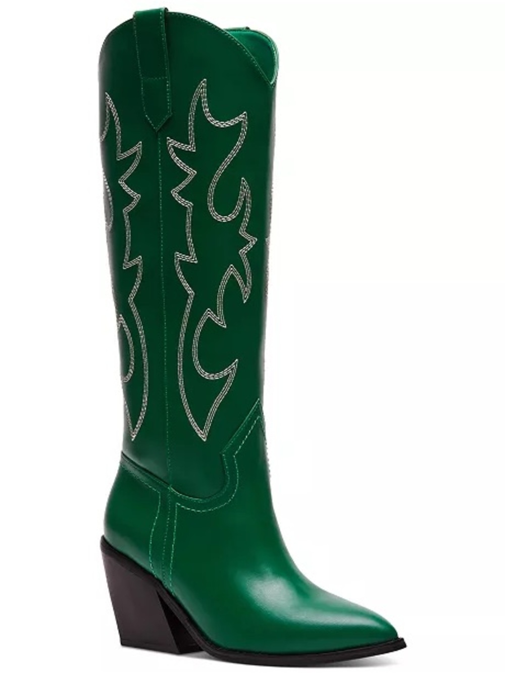 Madden Girl Arizona Knee High Cowboy Boots in  Emerald Green, Size 5, NEW - Picture 8 of 8